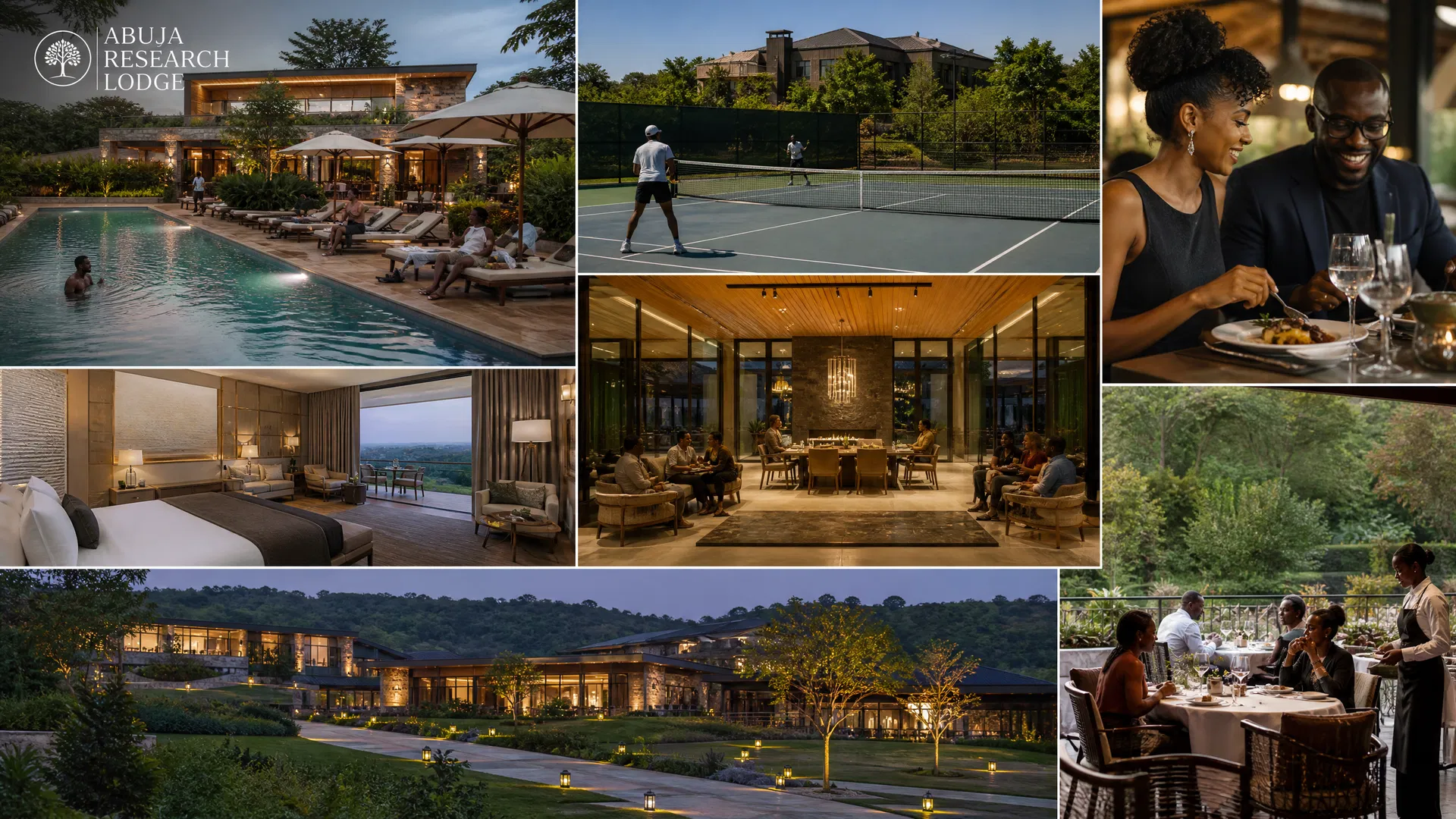Luxury resort lodge with premium accommodations and recreational facilities